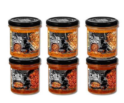 AXEL's Kult Snacks -  MittagsSnack Set - 3 Chili,3 Pulled Chicken