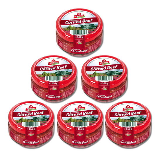 Müller's Deutsches Corned Beef 160g - 6er Set