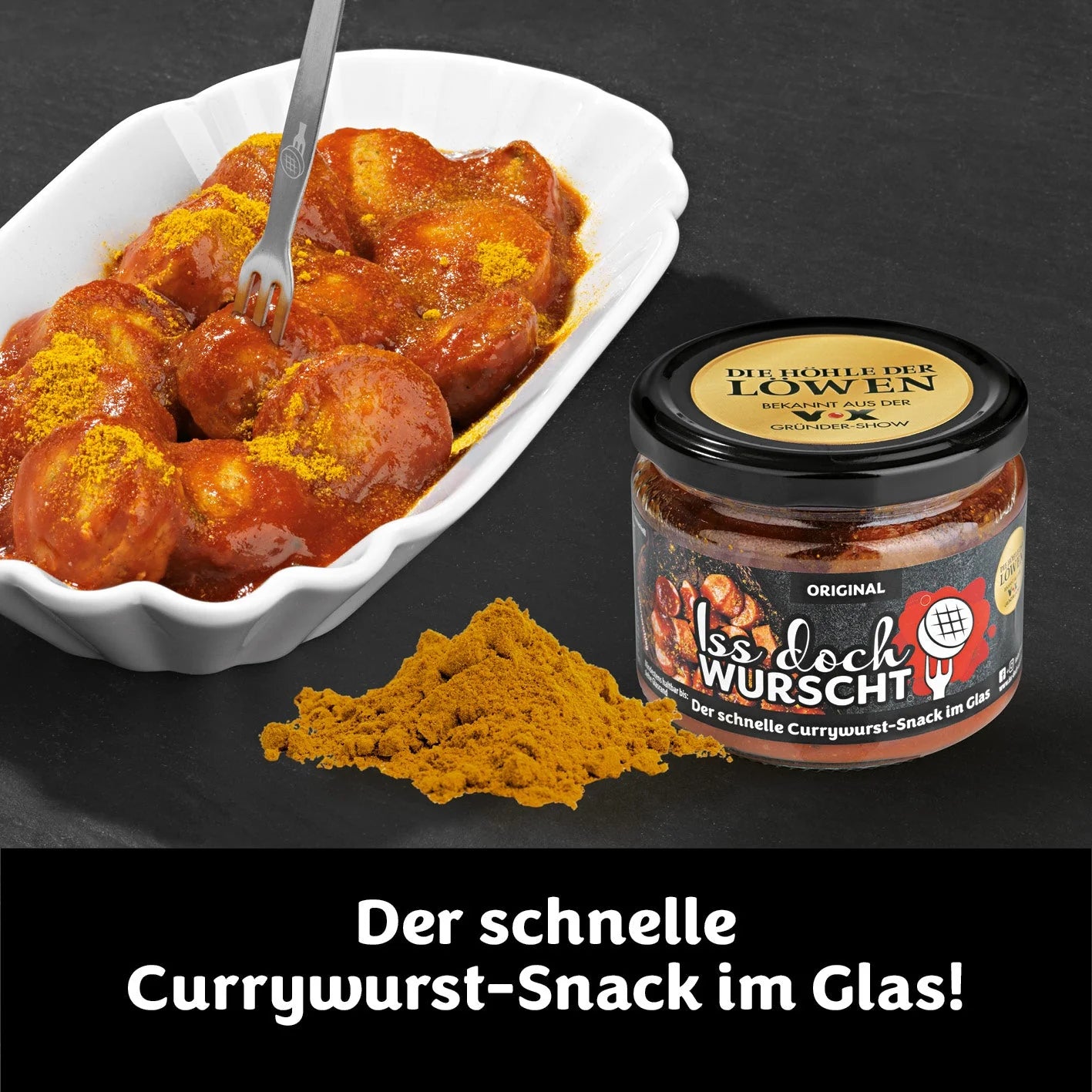 Iss doch Wurscht - Currywurst Original - im Glas 250g - 6er Set
