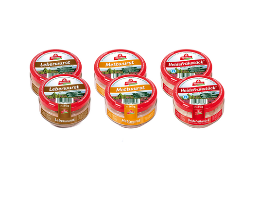 Müller's Originale - Probierset 1 - 6er Set - 2x HF, 2xLW, 2xMW