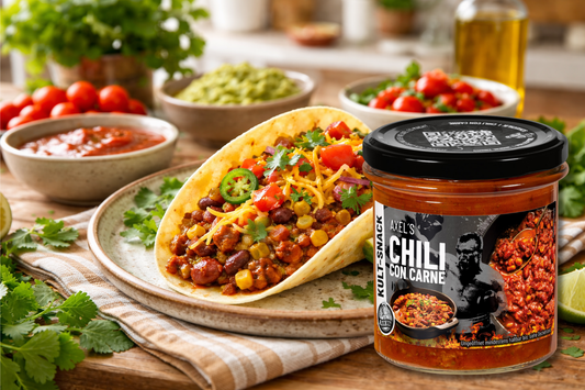 Rezept: Axel’s Chili con Carne Taco (fix & fertig aus dem Glas) 🌮🔥