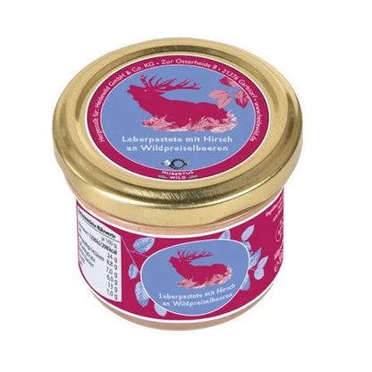 Hubertuswild Leberpastete Hirsch an Wildpreisebeeren - L12G