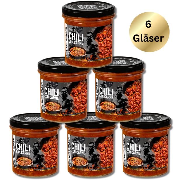 AXEL's Chili con Carne im Glas (250g) - 6er Set - L23B