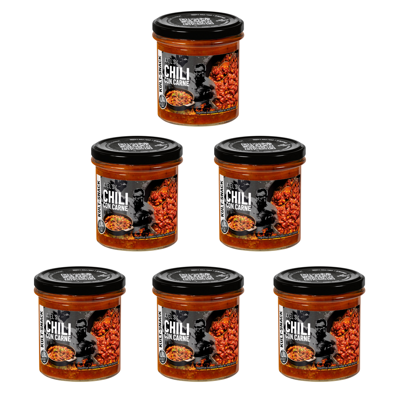 AXEL's Chili con Carne im Glas 250g - 6er Set