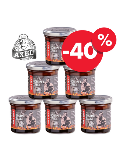 AXELs Gourmetsauce - Hot & Spicy - 6er Set