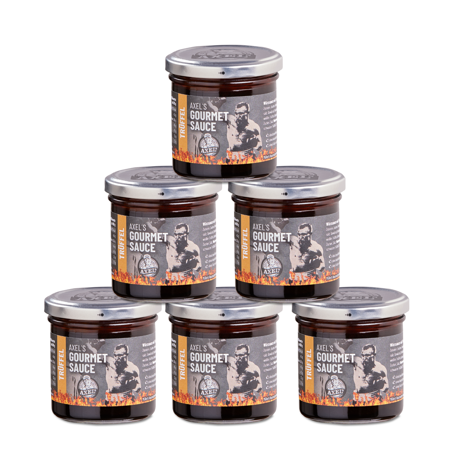 AXELs Gourmetsauce -  Trüffel - 6er Set