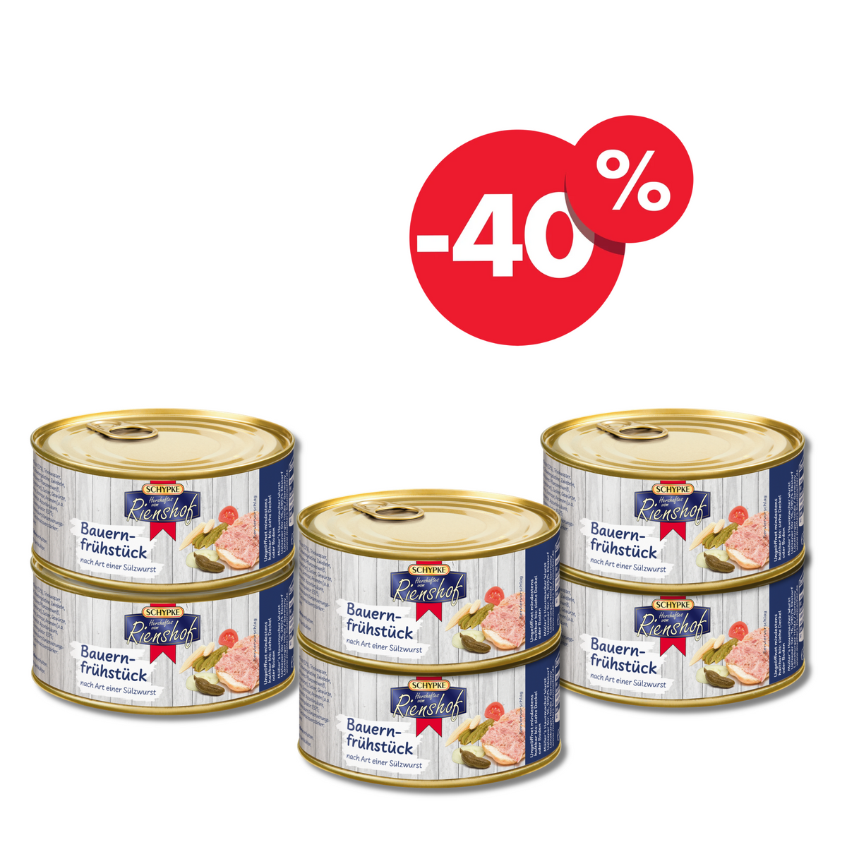 Rienshof Bauernfrühstück nach Art einer Sülzwurst – 6er Set à 300 g