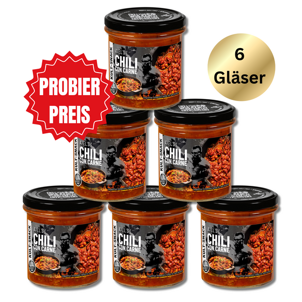 AXEL's Chili con Carne im Glas 250g - 6er Set