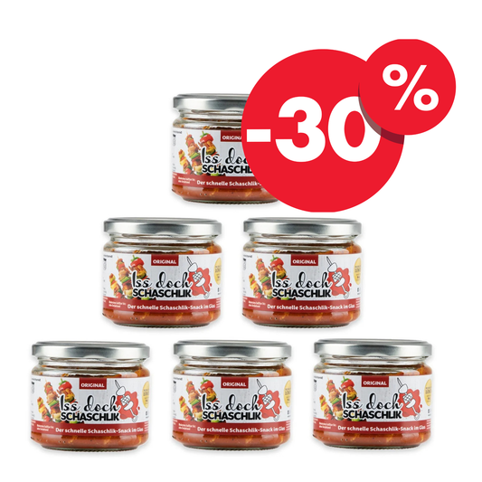 Iss doch Schaschlik Original im Glas 250g - 6er Set