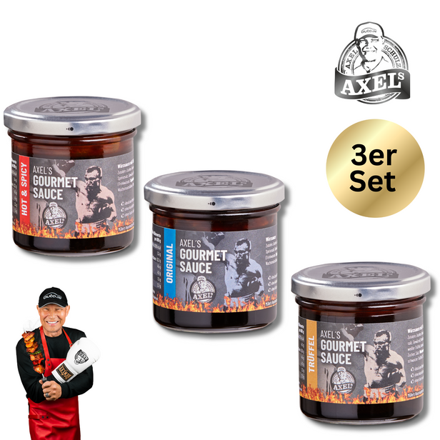 AXEL's Gourmetsaucen Probier Set - 3 er Set
