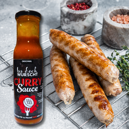 Iss doch Wurscht Currysauce Original – die legendäre Currywurst Sauce aus dem Foodtruck (3er-Set)