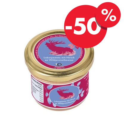 Hubertuswild Leberpastete Hirsch an Wildpreisebeeren - L12G