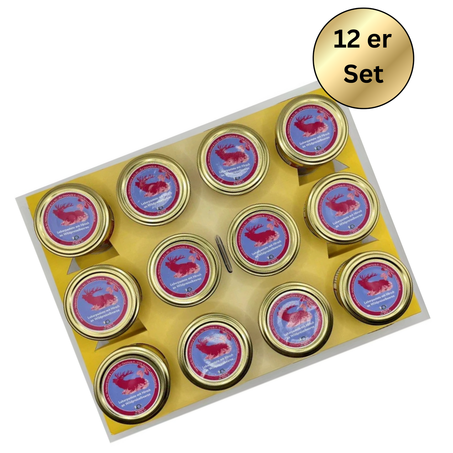 Hubertuswild Leberpastete Hirsch an Wildpreisebeeren - L12G