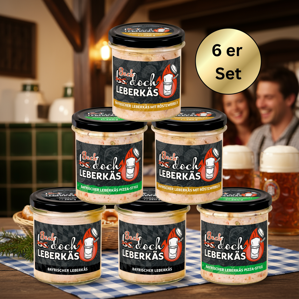 Iss doch Leberkäs im Glas - Probierset (6er Set)