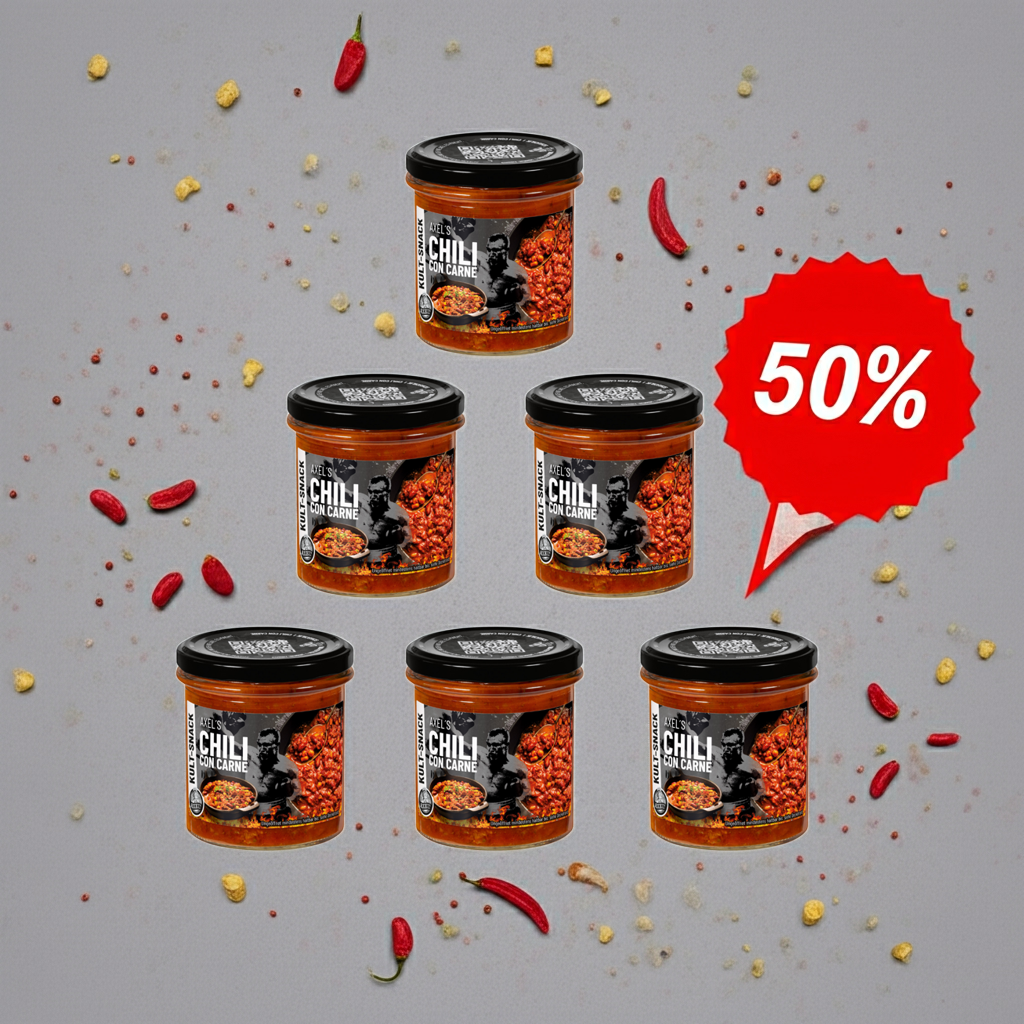 AXEL's Chili con Carne im Glas 250g - 6er Set - L04E