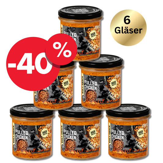 AXEL's Pulled Chicken High Protein - 6er Set - L29C