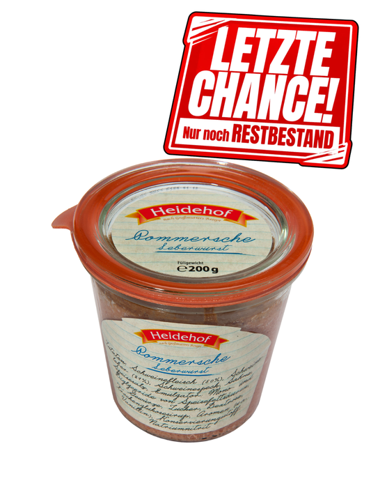 Heidehof Pommersche Leberwurst 200g - 6er Set