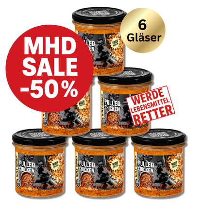 AXEL’s Pulled Chicken High Protein im Glas (6 x 250 g) L07A