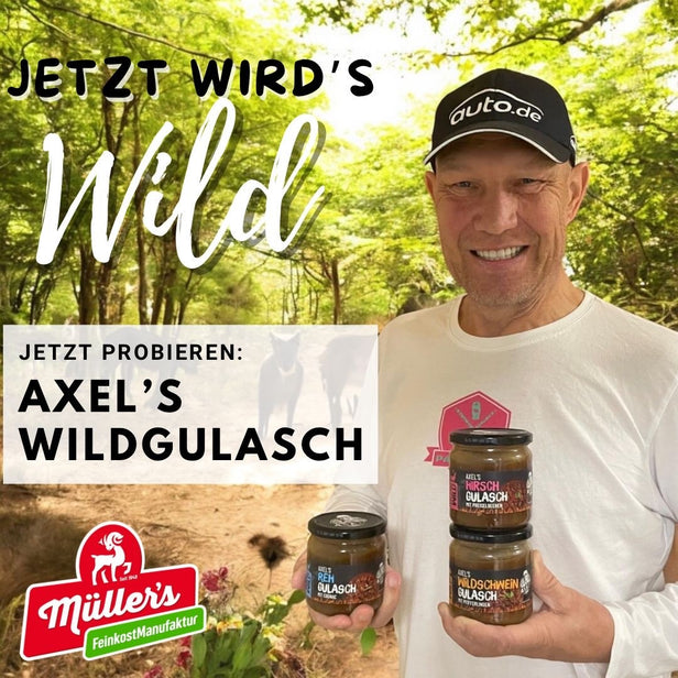 AXEL's goes Wild - AXEL's Wild-Gulasch Probierset im Glas 300 g  - 6er Set