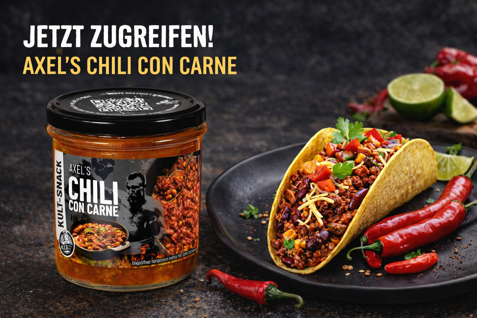 AXEL's Chili con Carne im Glas 250g - 6er Set