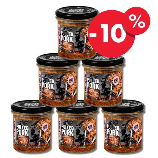AXEL's Pulled Pork High Protein im Glas 250g - 6er Set (L079)