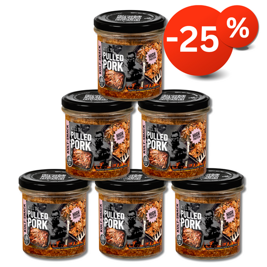 AXEL's Pulled Pork High Protein im Glas 250g - 6er Set (L079)