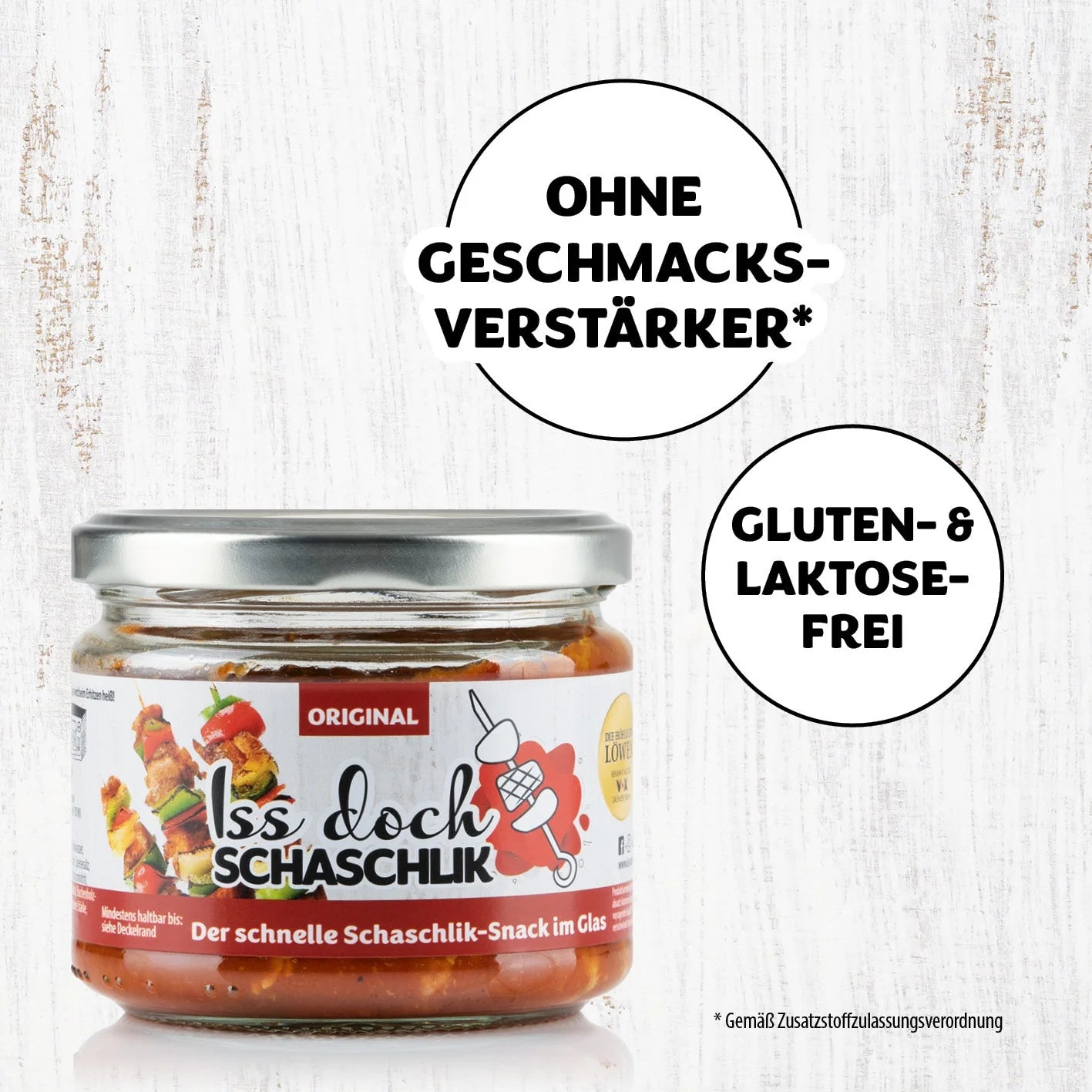 Iss doch Schaschlik Original im Glas 250g - 6er Set