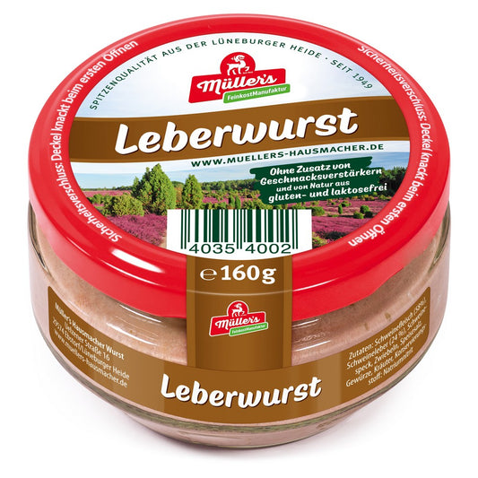 Müller's Leberwurst 160g - 6er Set