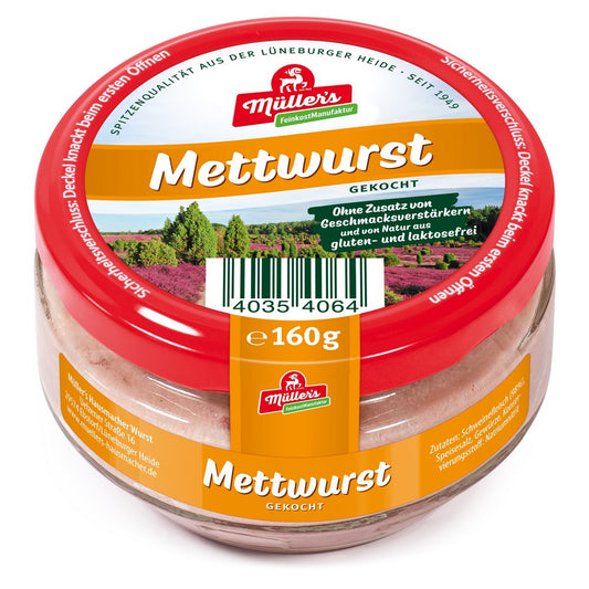 Müller's Mettwurst 160g - 6er Set