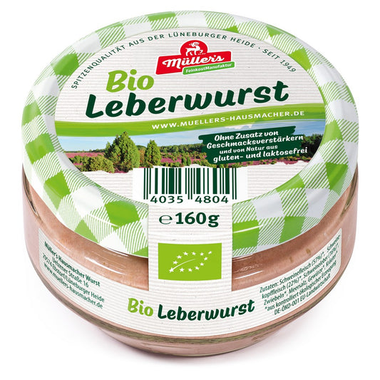 Müller's Bio Leberwurst 160g - 6er Set
